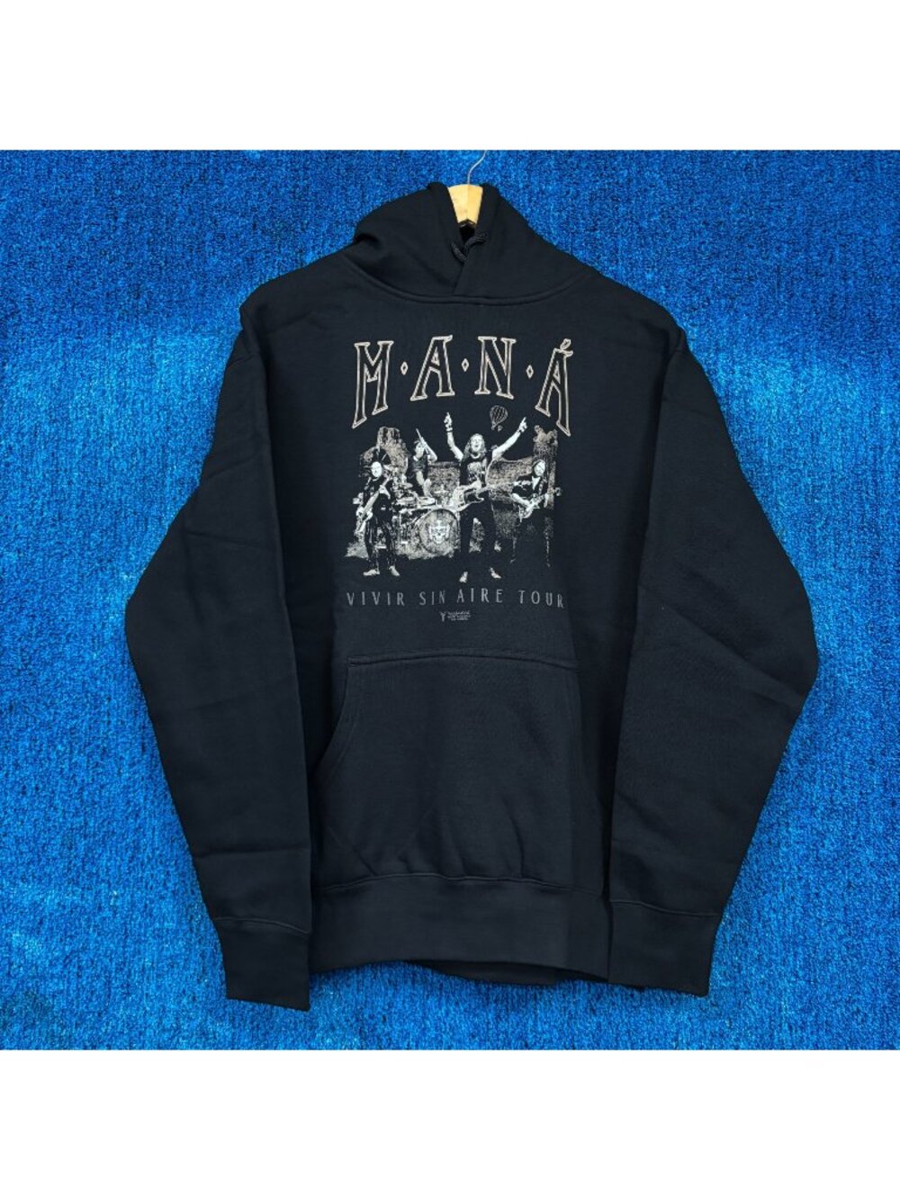 Mana Vivir Sin Aire Tour Rock Hoodie Size Medium